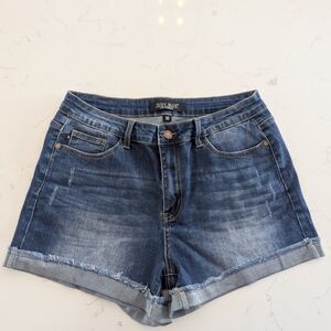 Judy Blue Women's Denim Shorts - Blue